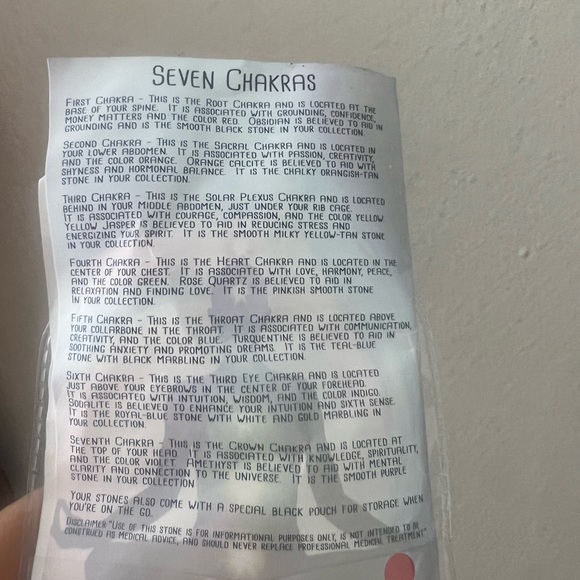 7 Chakra Stones - Picture 3 of 3